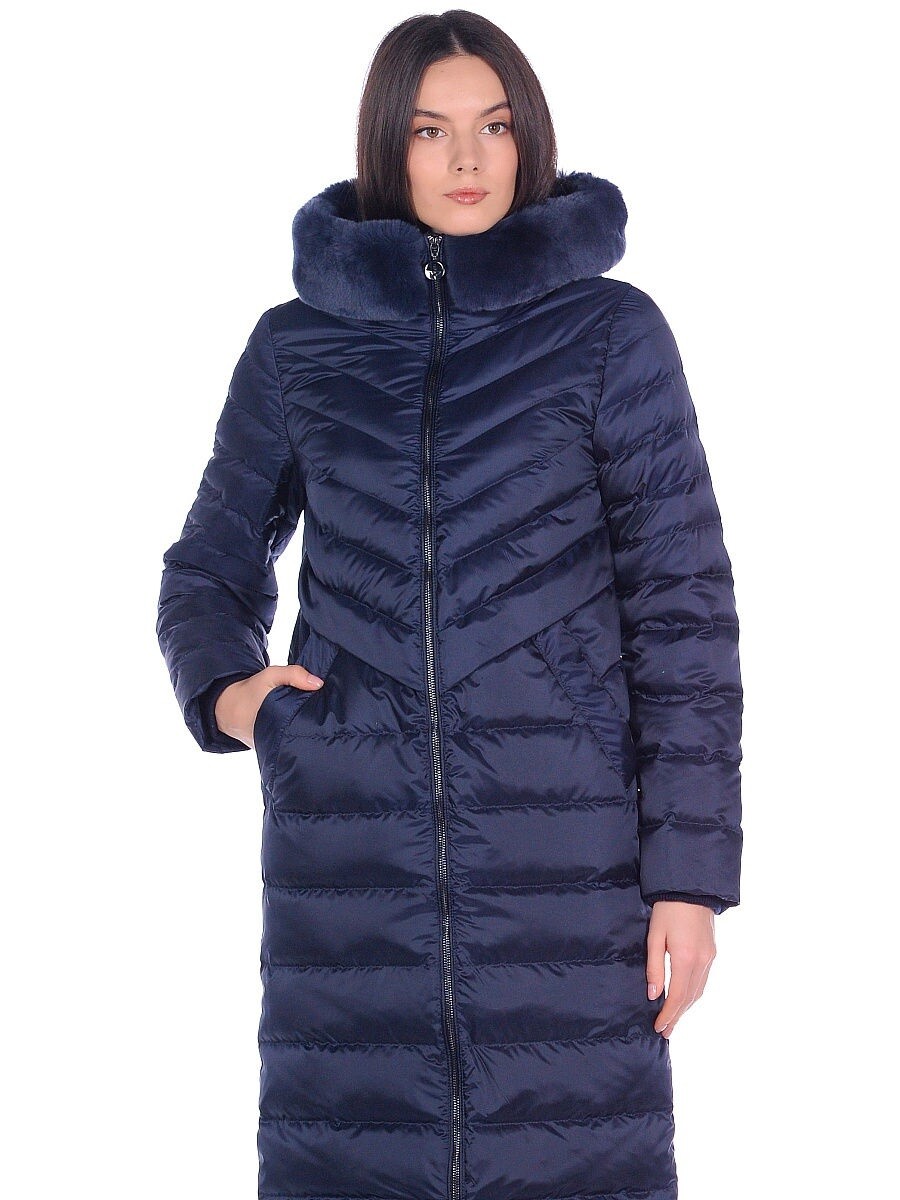 Пальто женское federica однобортное пальто прямого кроя голубое parosh