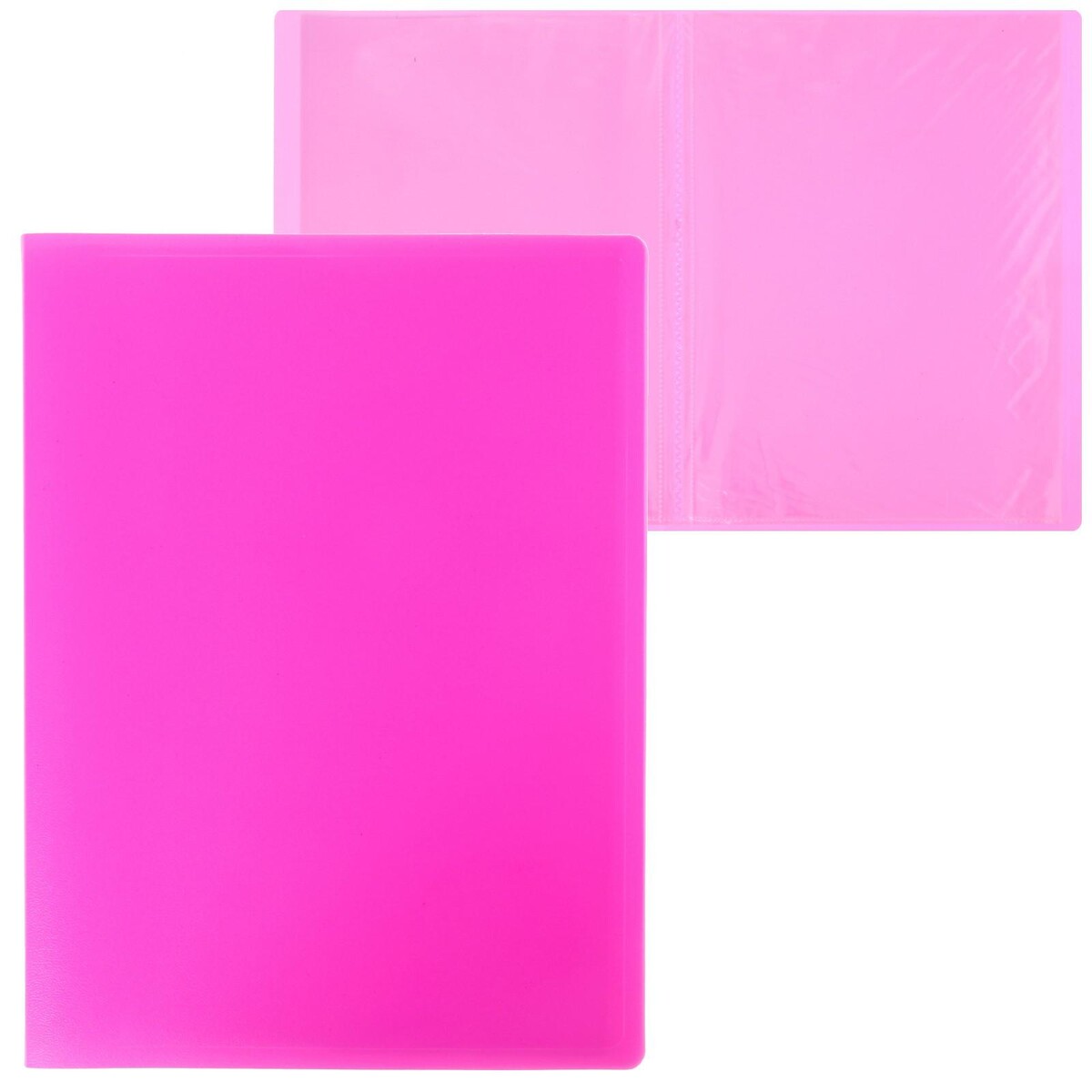 Папка с 10 вкладышами а4, 500 мкм, calligrata, неон, розовая костюм спортивный дашенька 1291822 салатовый неон 104