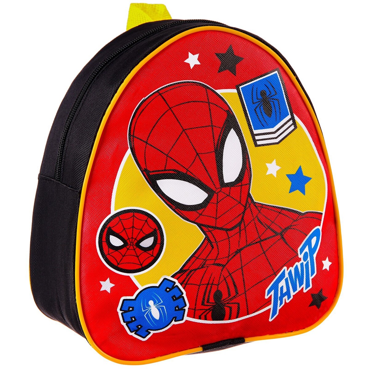 

Рюкзак детский, 23х21х10 см, человек-паук, Красный