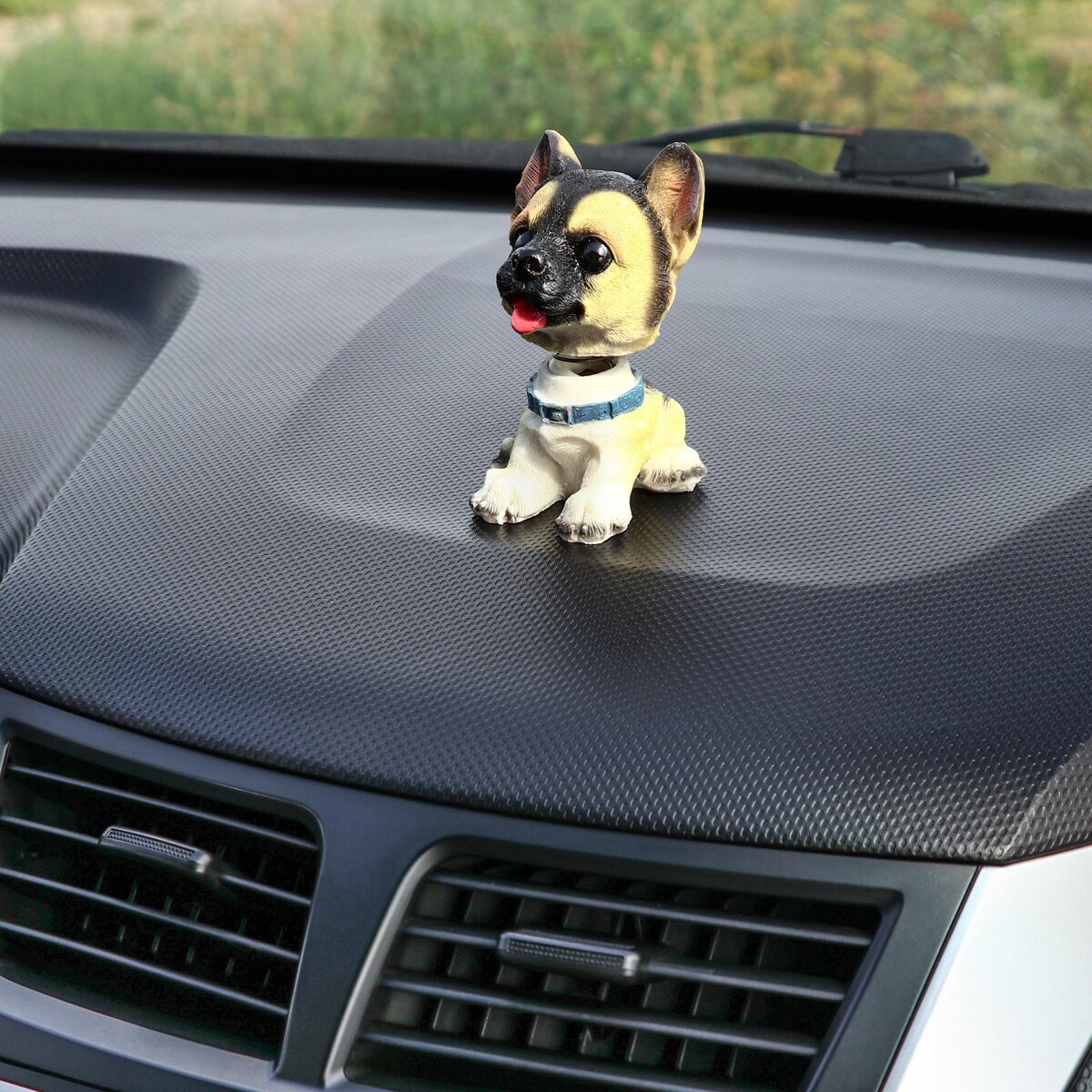 Собака на панель авто, качающая головой, мини, сп 26 No brand, цвет оранжевый 01330209 - фото 2