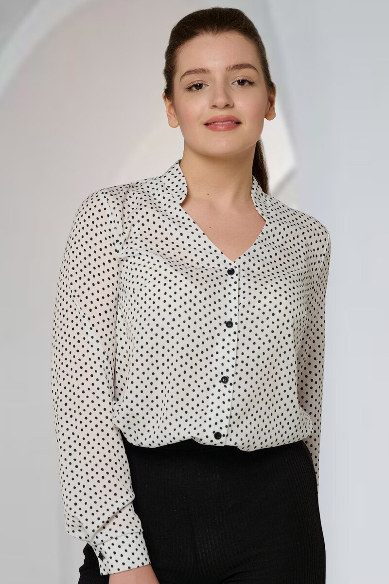 Блузка Mix-Mode, размер 48, цвет белый 01330262 - фото 1