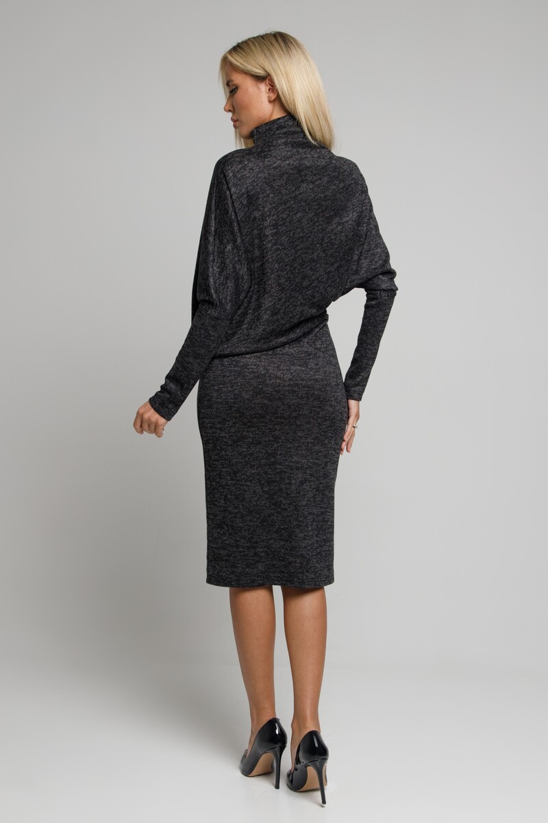 Платье SEZONI, размер 44, цвет черный 01330551 - фото 2