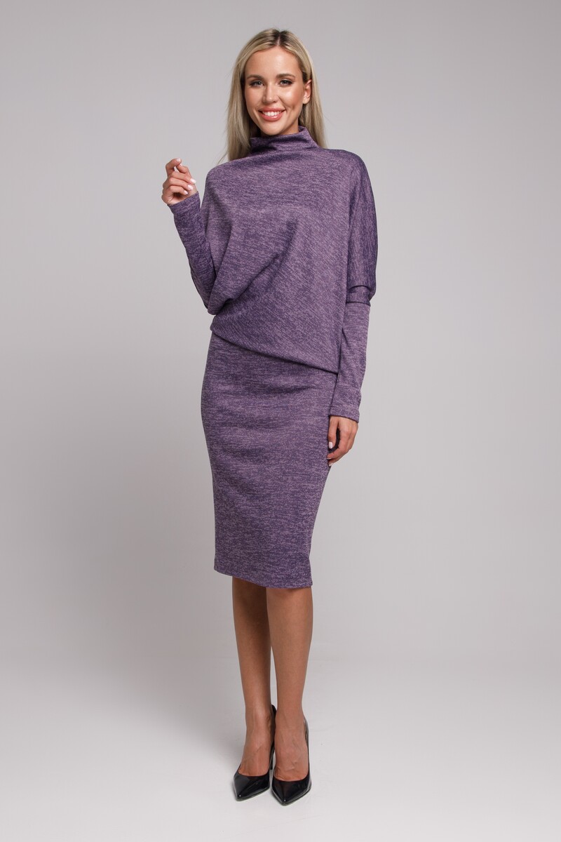 Платье SEZONI, размер 44, цвет фиолетовый 01330554 - фото 1
