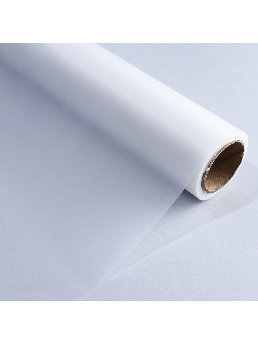 

Пленка для цветов упаковочная матовая, Прозрачный