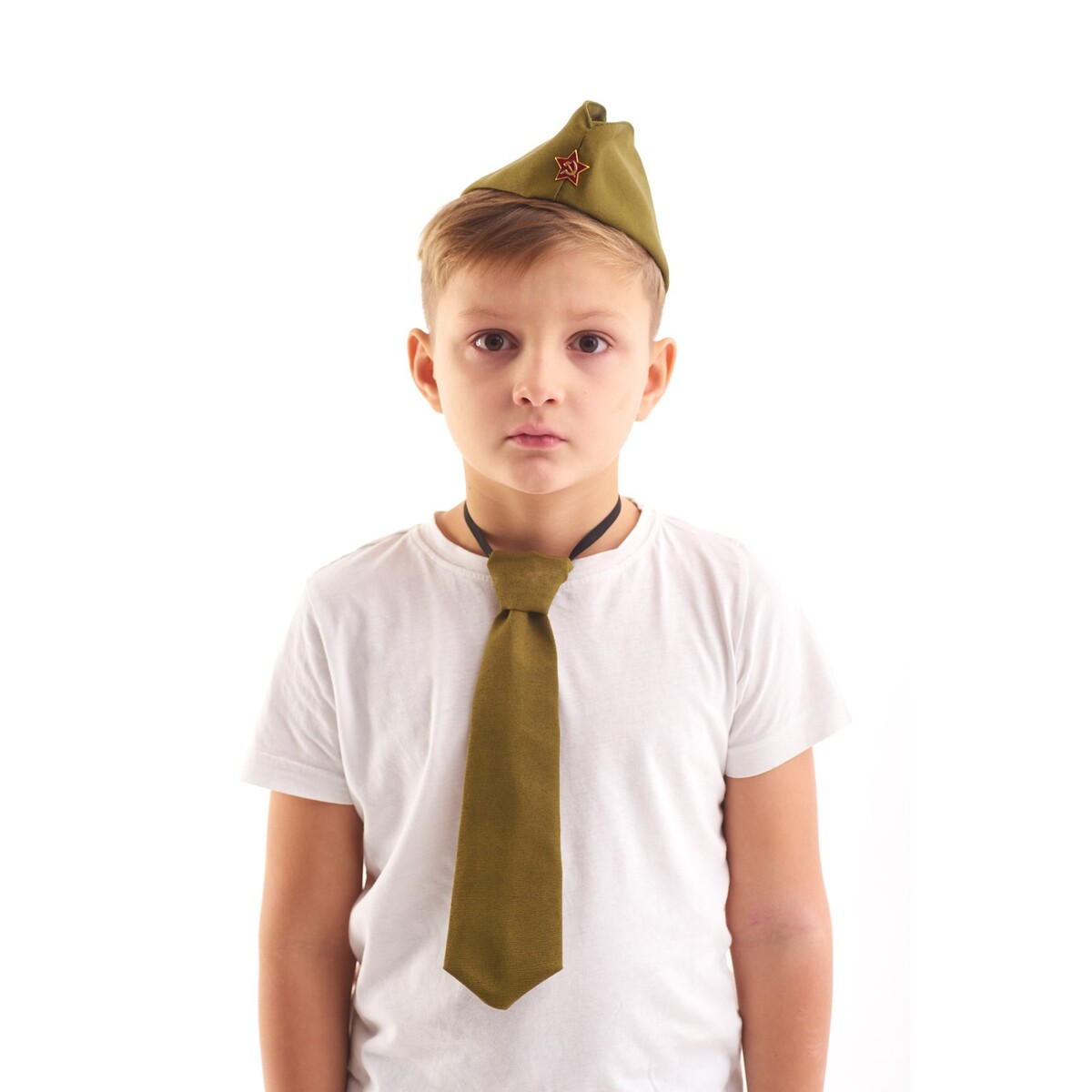 Набор: пилотка и галстук, 52 см пуговица для военного костюма в упаковке 100 шт
