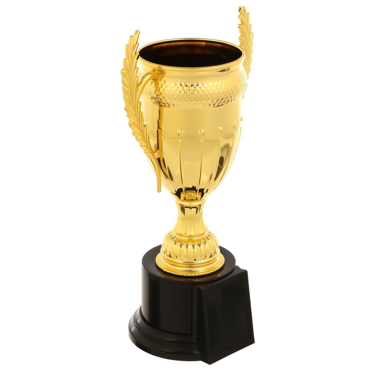 Кубок 179b, наградная фигура, золото, подставка пластик, 20 × 8,5 × 6см