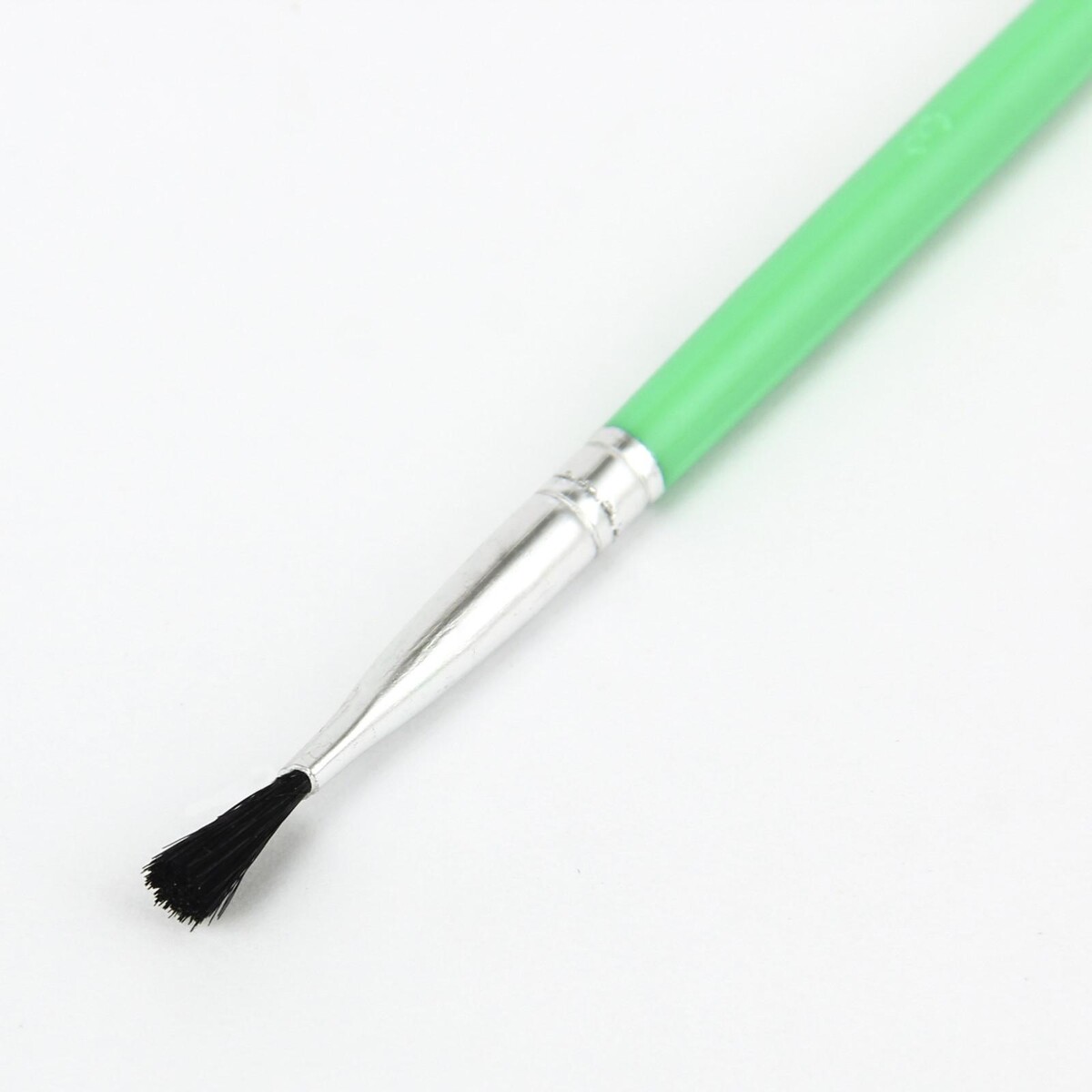 Набор кистей нейлон, 3 штуки, плоские, с пластиковыми, цветными ручками Calligrata 01345911 - фото 4