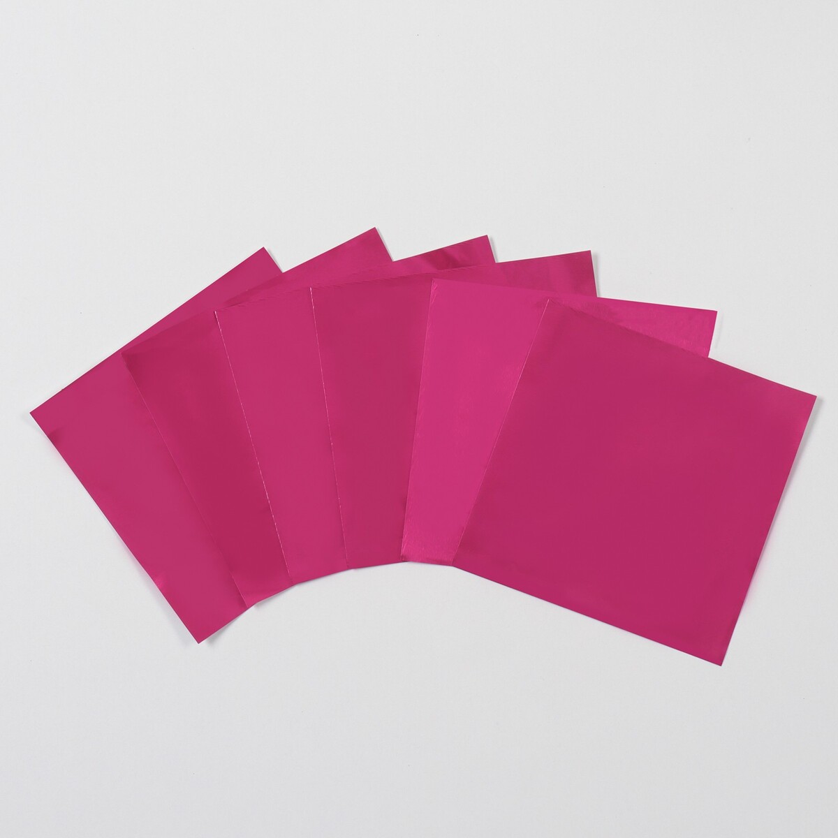 Фольга для конфет, розовый, 10 х 10 см, 100 шт фольга для чеканки а4 3 листа серебряная в папке