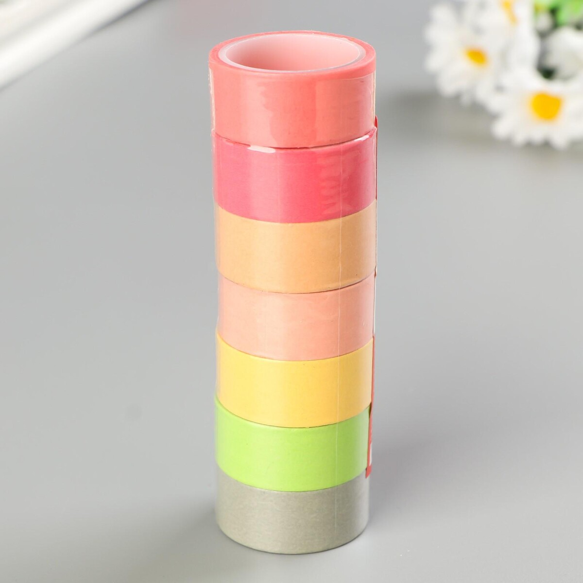 

Клейкие washi-ленты д/декора, Разноцветный