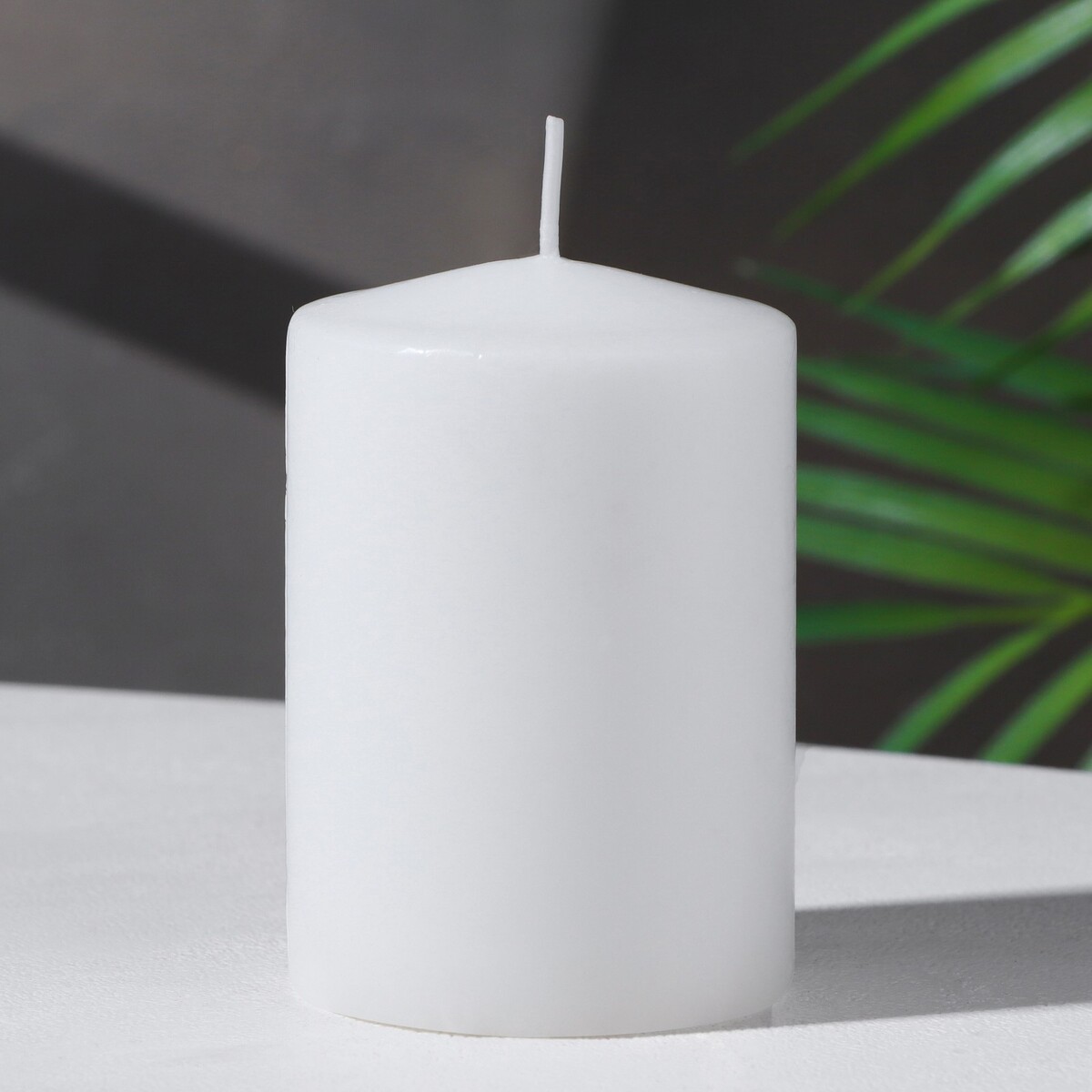 Свеча - цилиндр ароматическая свеча цилиндр ароматическая в бетоне 8х9 см белый кокос