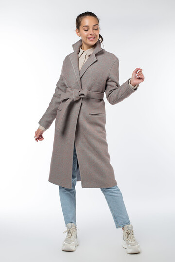 Пальто женское демисезонное (пояс)Сдержа