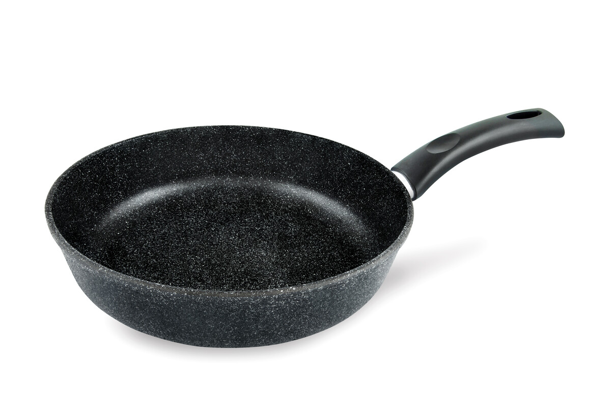 фото Сковорода 22см черный гранит нева металл посуда