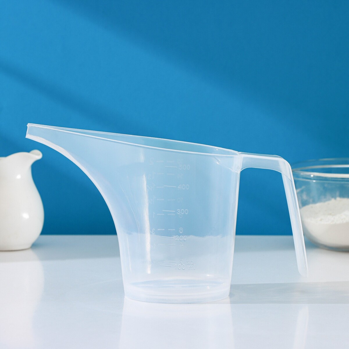 Кувшин мерный доляна, 500 мл, 20×9,5×12 см стакан высокий для молока доляна полёт 230 мл
