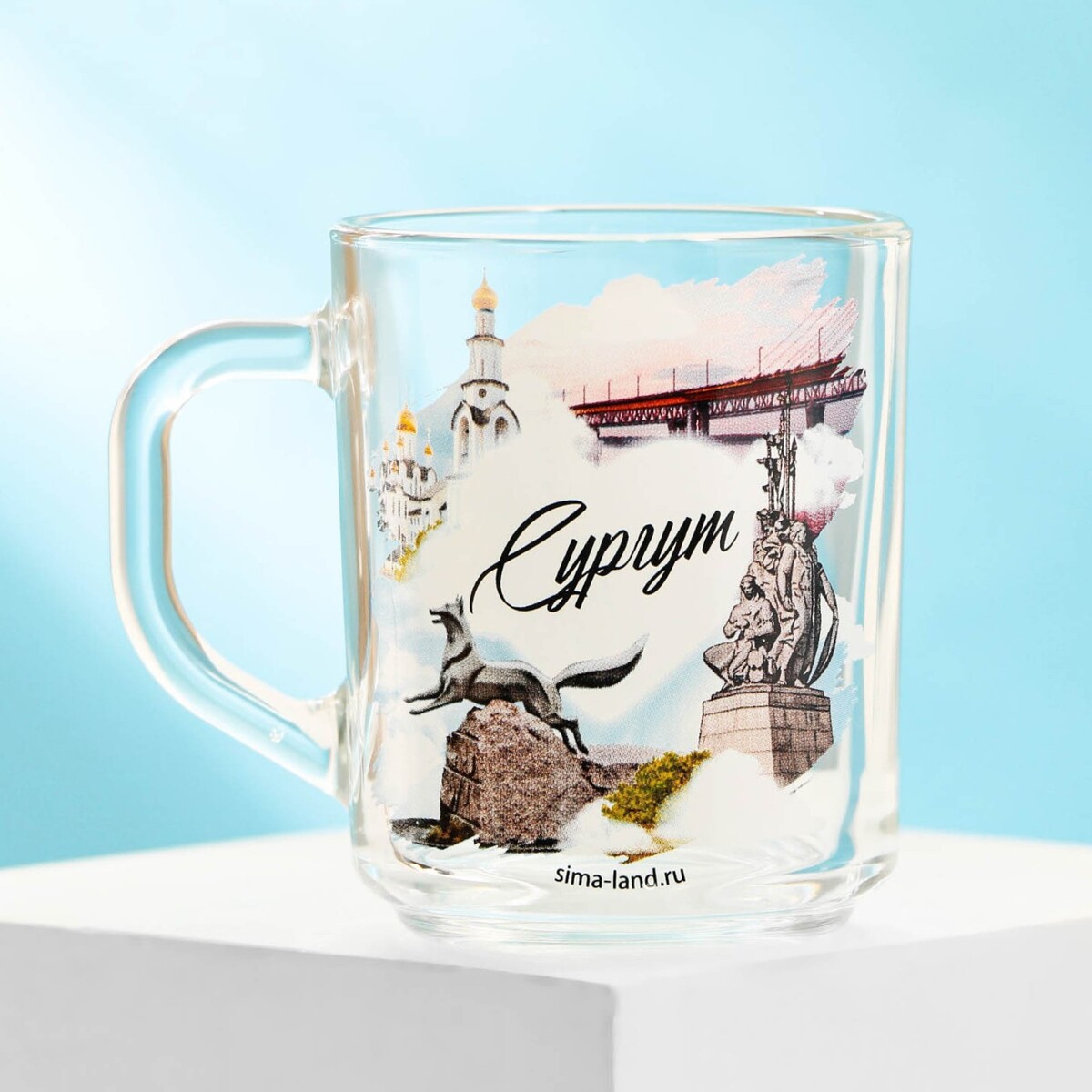 

Кружка стеклянная