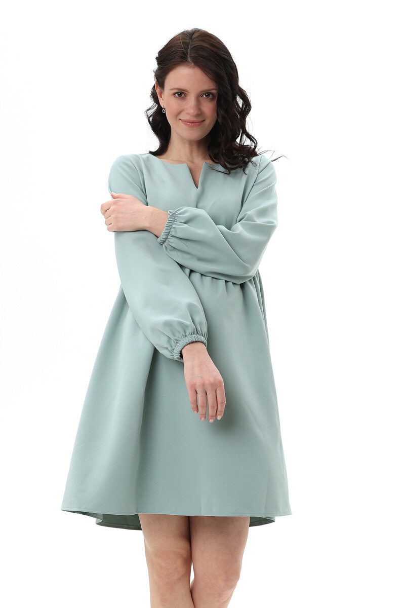 Платье МамаЭксперт, размер 42, цвет зеленый
