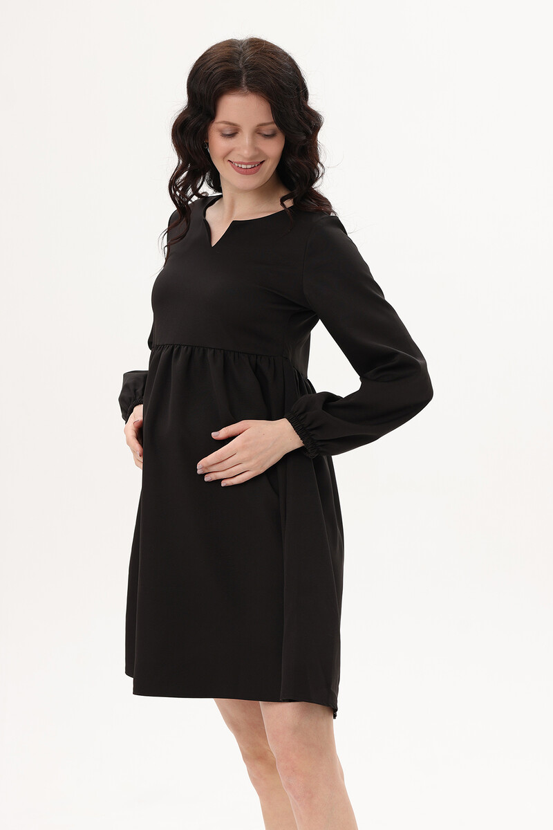 Платье МамаЭксперт, размер 44, цвет черный 01413650 - фото 5