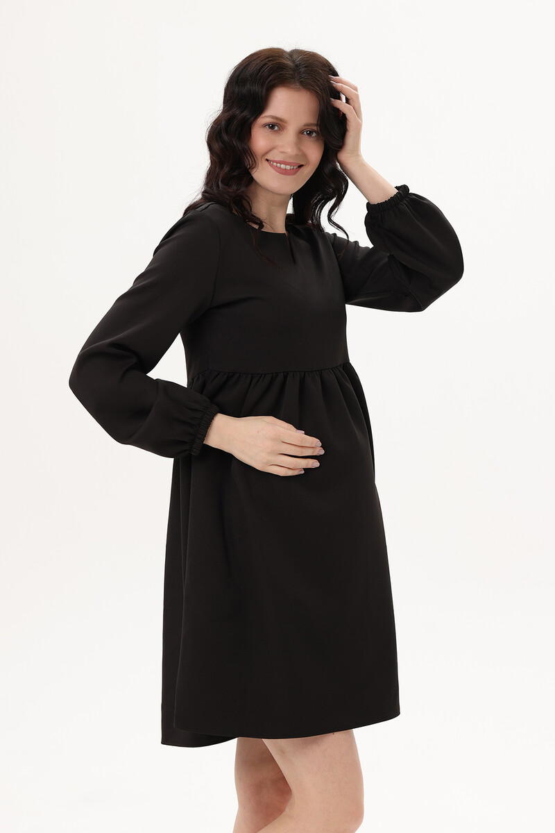 Платье МамаЭксперт, размер 44, цвет черный 01413650 - фото 4