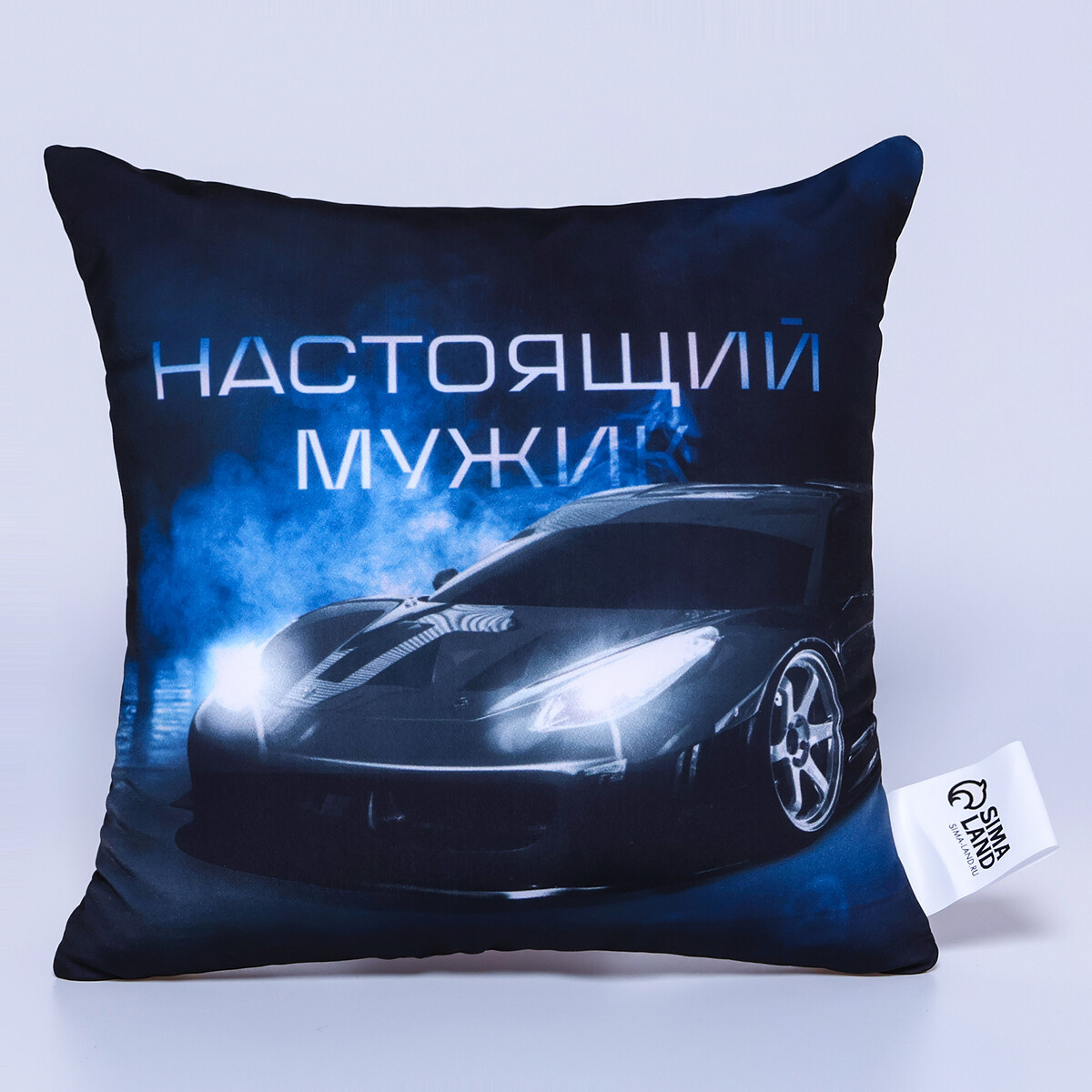 

Подушка декоративная, Синий;черный