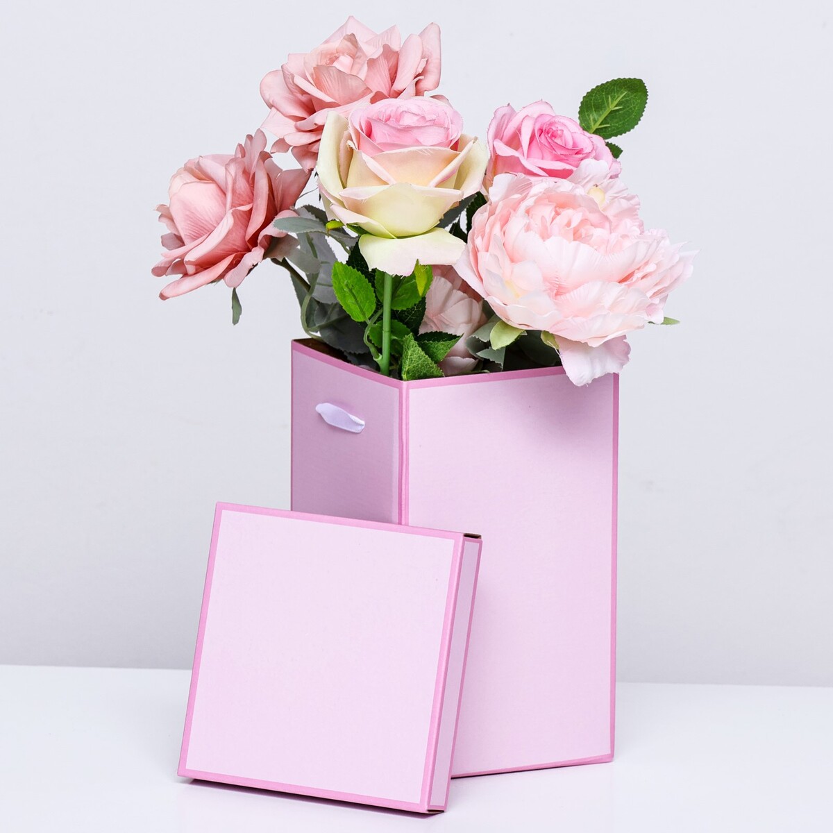 Коробка складная, розовая, 14 х 23 см коробка складная розовая 17 х 25 см