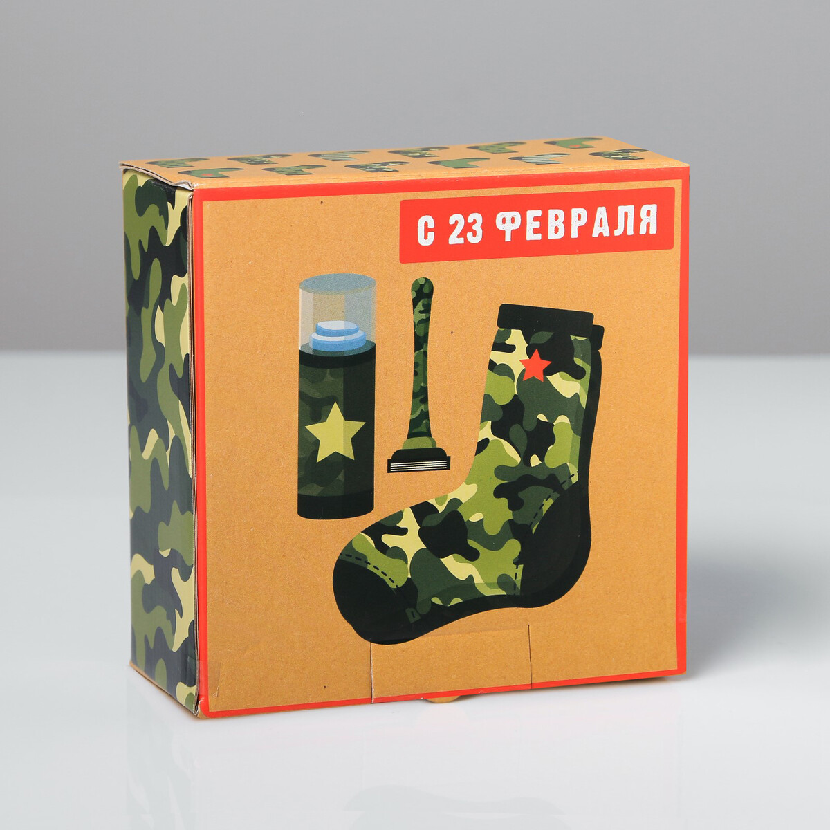 Коробка‒пенал, упаковка подарочная, коробка подарочная 33х10х33 см золотые узоры