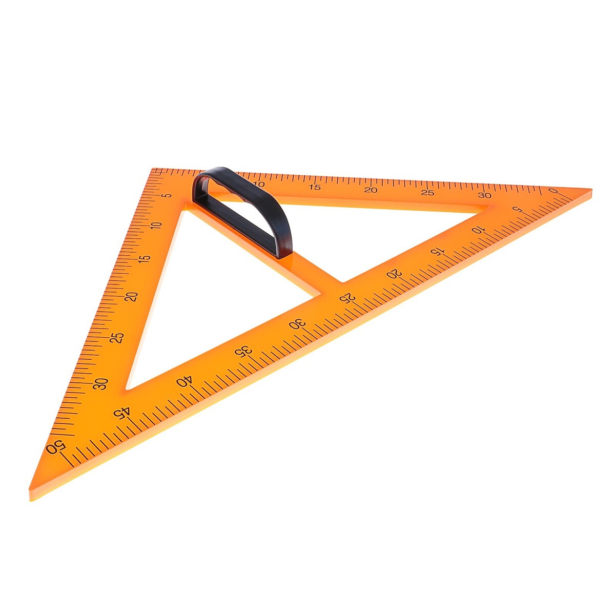 Треугольник для школьной доски, с держателем, прямоугольный, 45° No brand 01457997 - фото 2
