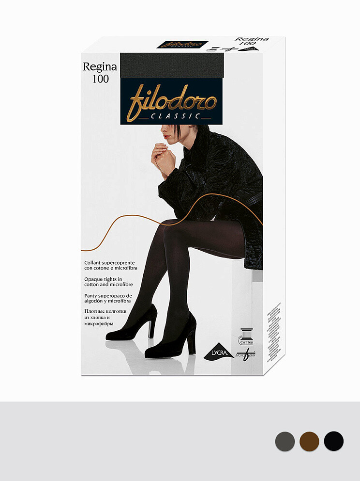 

Колготки FilCl Regina 100, Черный;nero