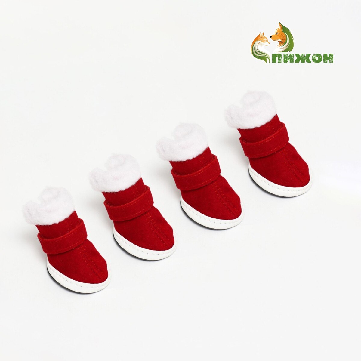 

Ботинки для животных, Красный
