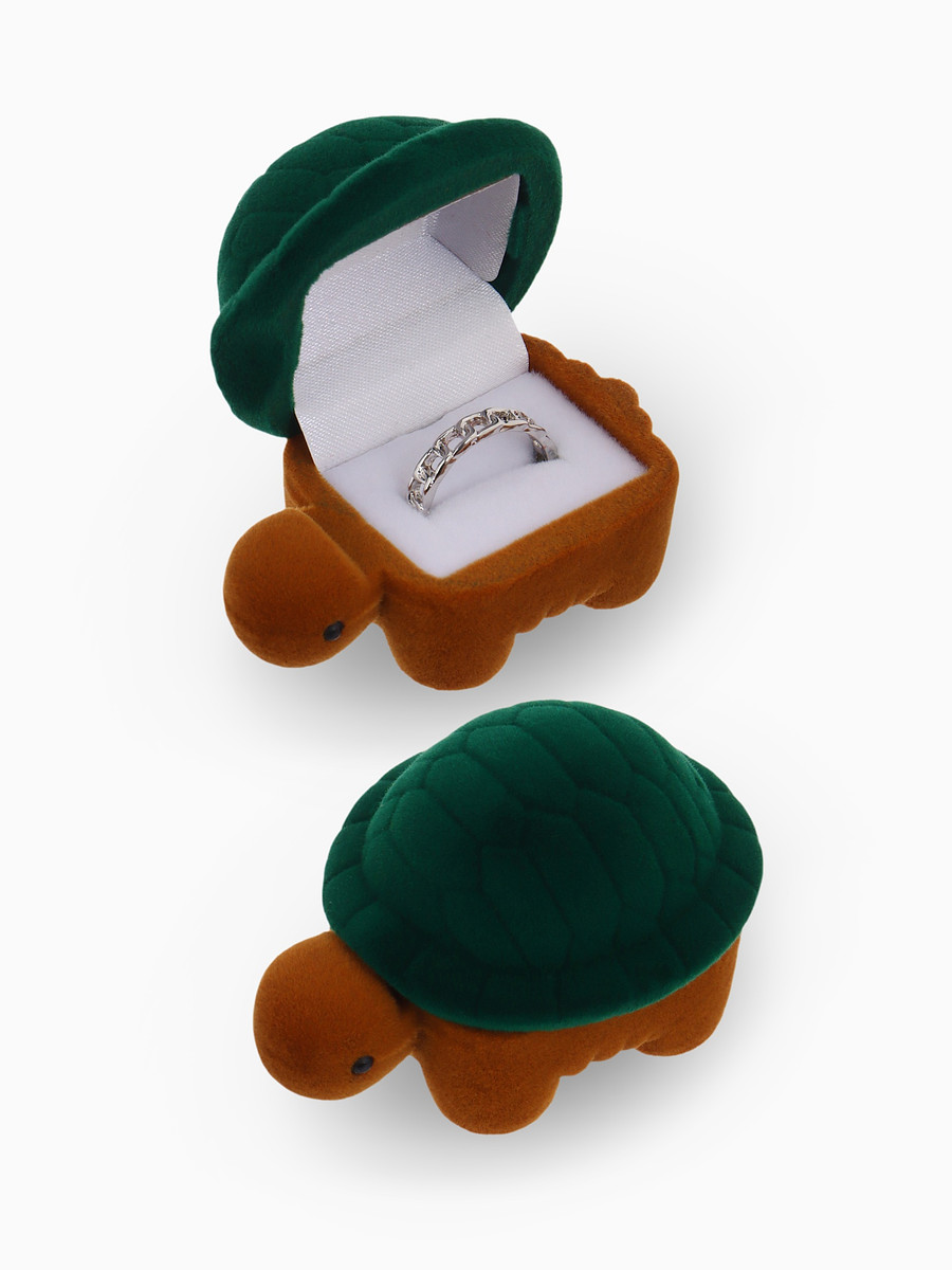 

Футляр бархатный под серьги/кольцо, Зеленый;коричневый