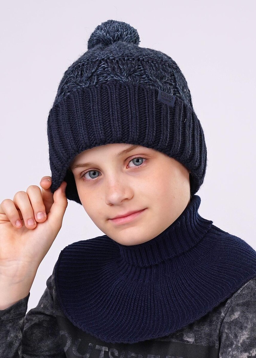

Шапка, Синий;т.синий\джинсовый