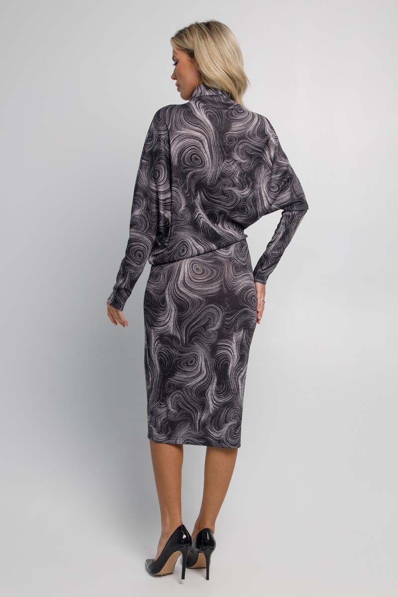 Платье SEZONI, размер 44, цвет черный 01506851 - фото 2
