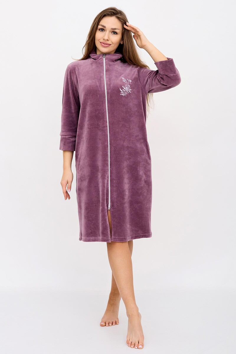 Велюровые халаты женские от 260 руб — Купить в Интернет-Магазине  First-Fem.Ru