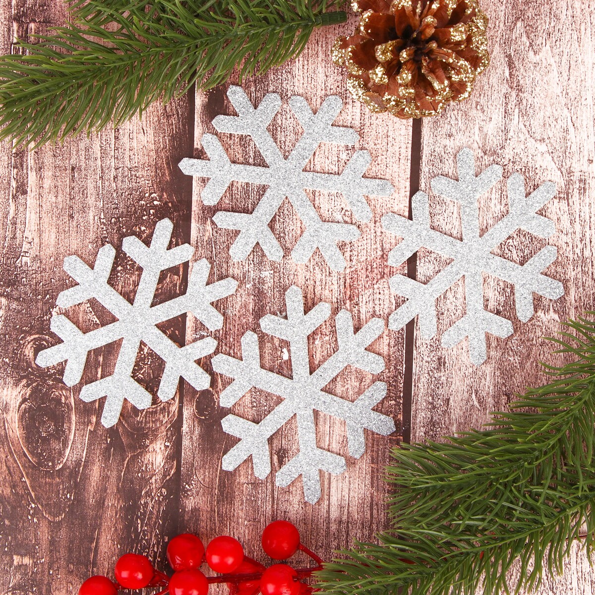 

Новогодний декор, Серебристый