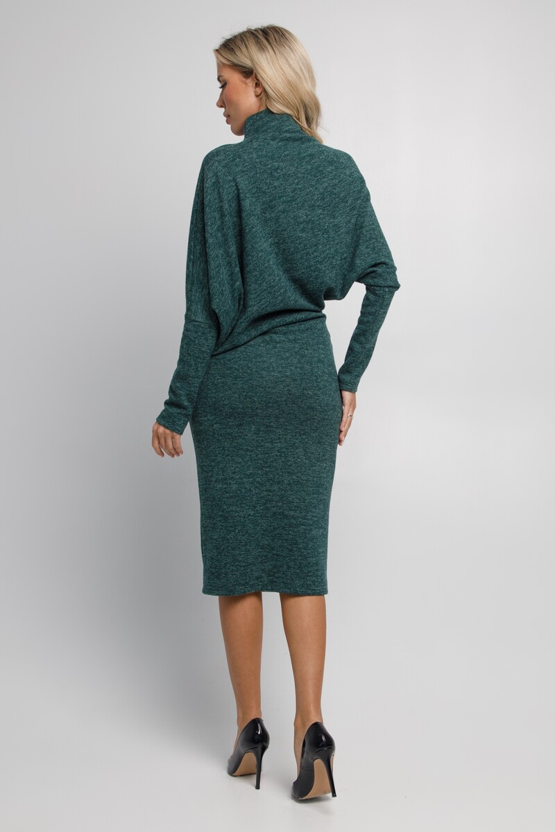 Платье SEZONI, размер 44, цвет зеленый 01525235 - фото 3