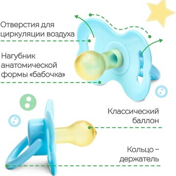 Соска - пустышка латексная классическая