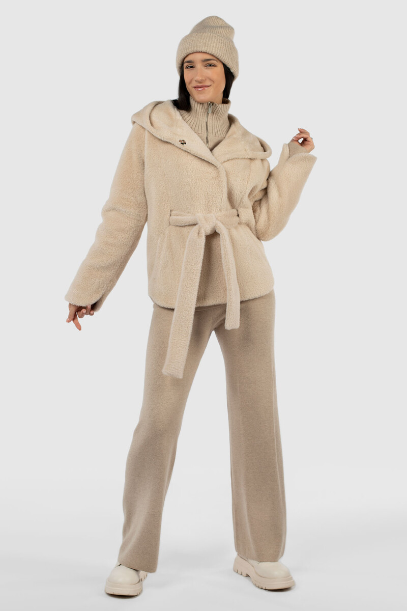 Пальто женское демисезонное (пояс) пальто для девочки crockid демисезонное с капюшоном бежево розовое р 128 134
