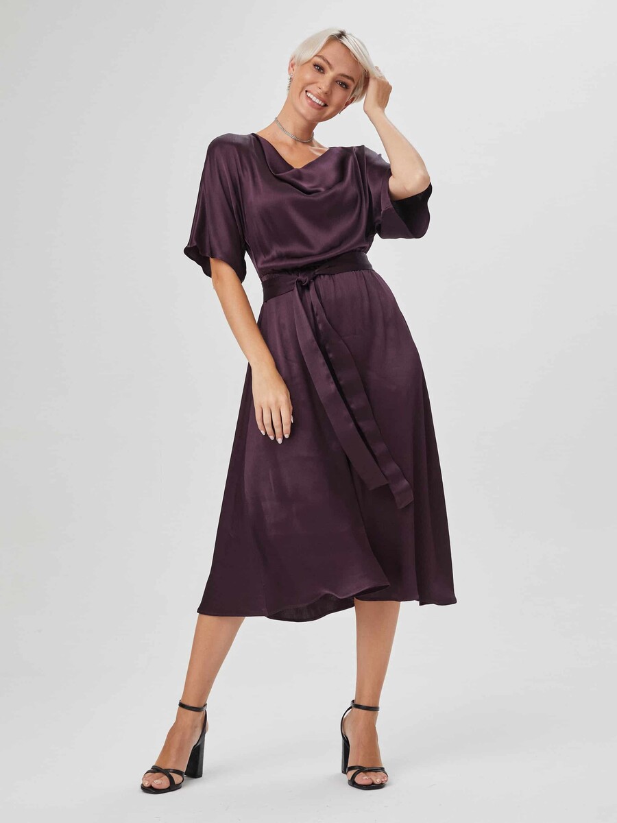 Платье Akimbo, размер 44, цвет фиолетовый 01559823 - фото 3
