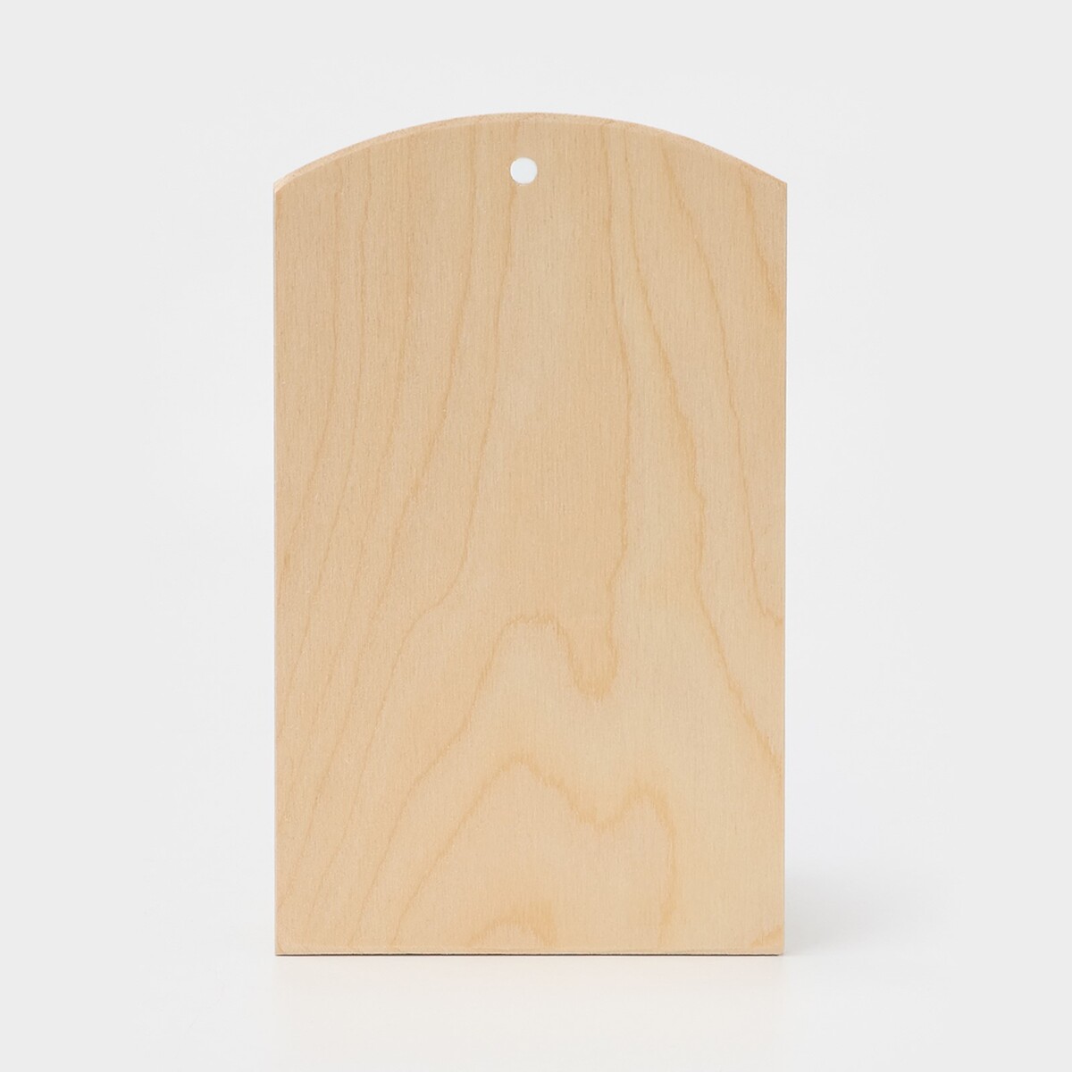 Доска разделочная деревянная с отверстием доляна, 25×15×0,6 см, фанера доска разделочная доляна
