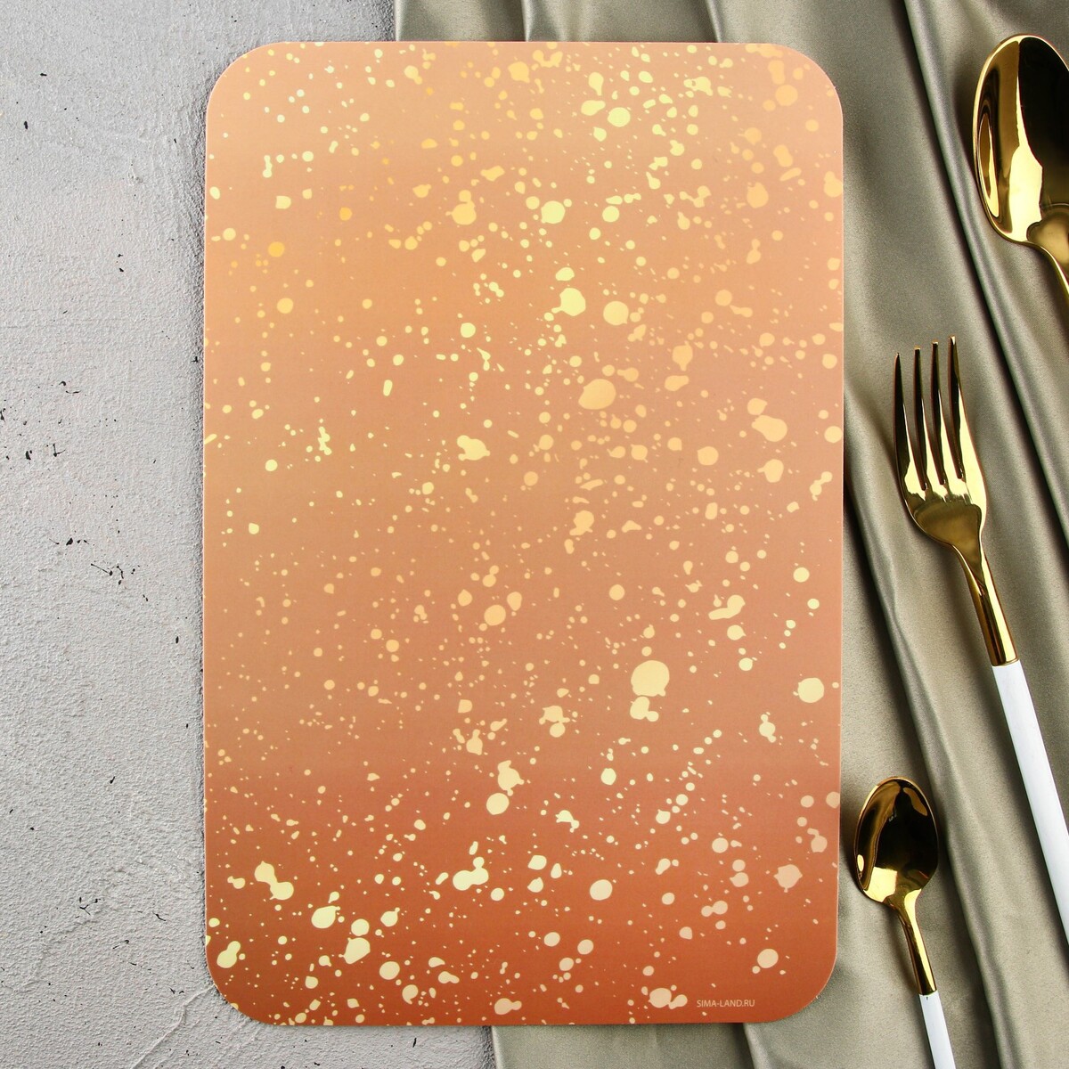 

Доска разделочная golden splashes, 30 х 20 см, Золотистый