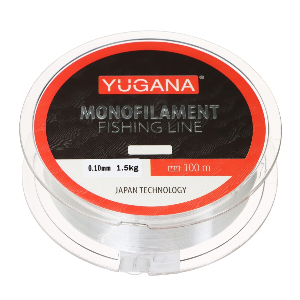 

Леска монофильная yugana, диаметр 0.1 мм, 1.5 кг, 100 м, прозрачная, Прозрачный