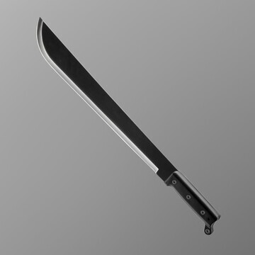 Нож-мачете, клинок черн 44см