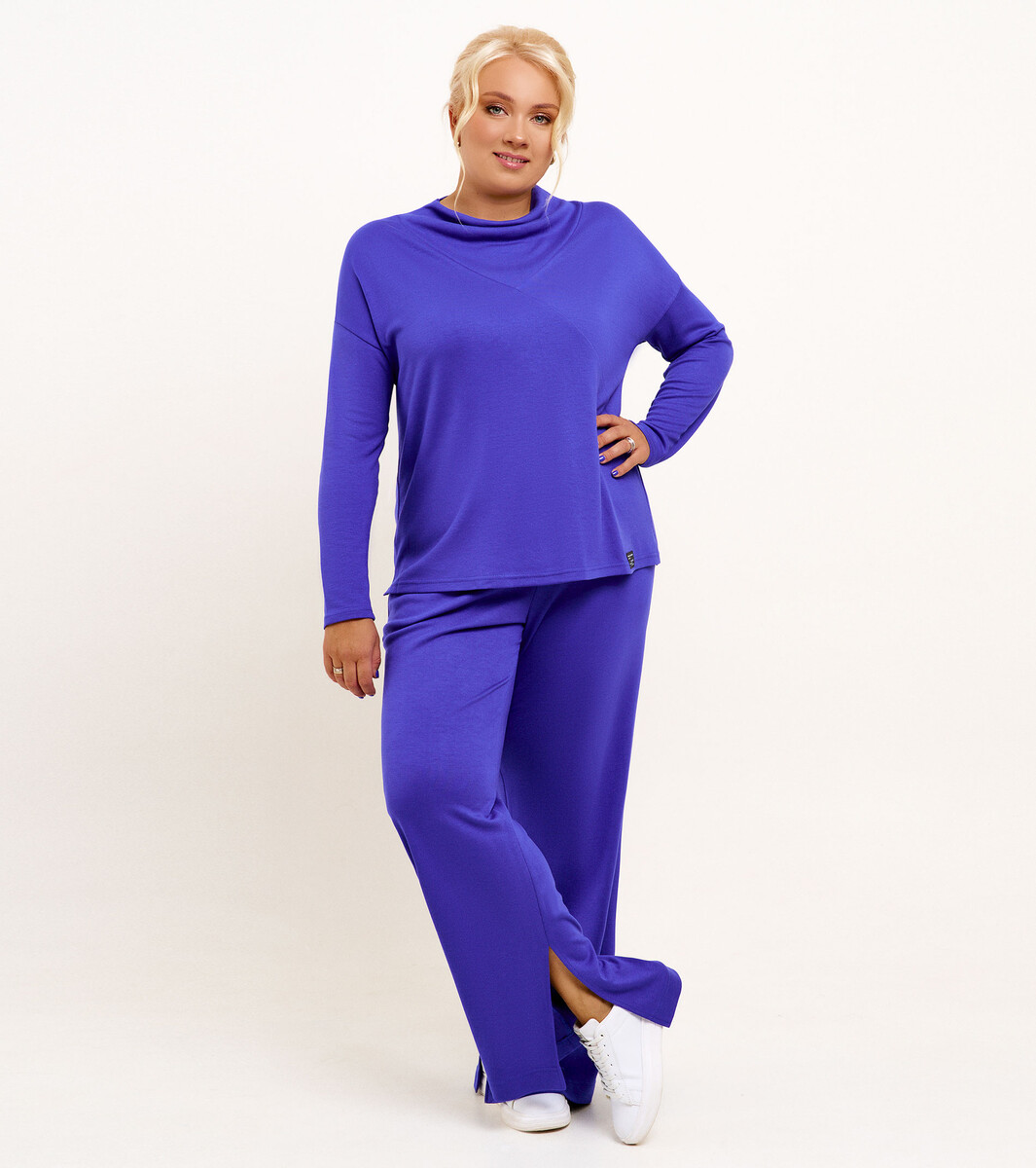 Комплект женский (джемпер, брюки) PANDA, размер 48, цвет синий 01573638 - фото 1