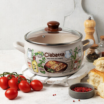 Кастрюля 3,3л сферическая Чиабатта