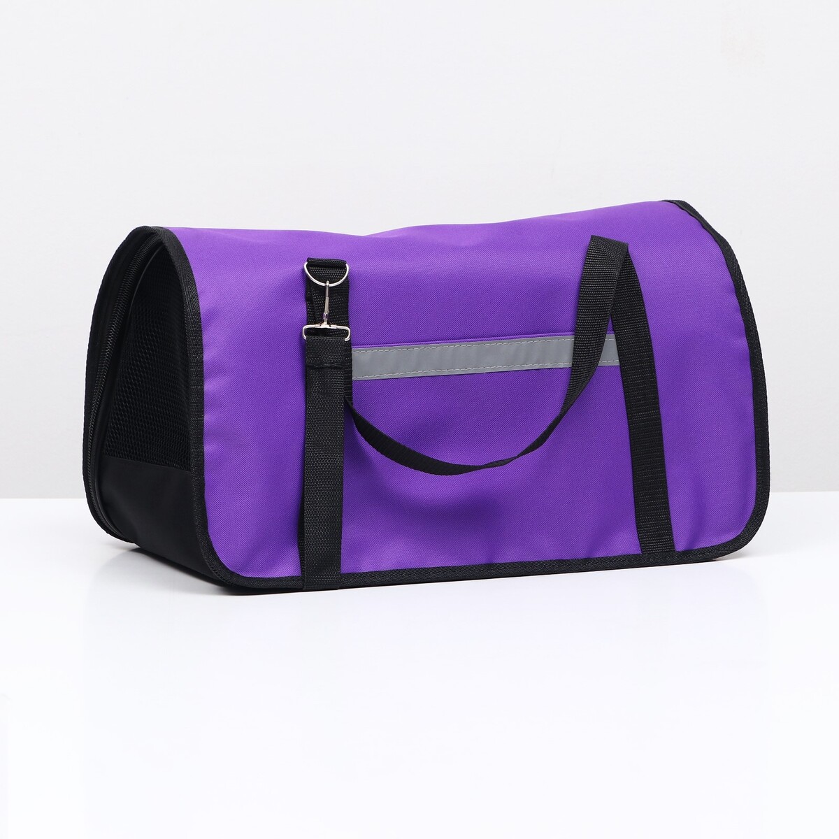 Переноска для животных, размер l 50 х 28 х 28 см, фиолетовая сумка переноска для животных оксфорд 39 х 19 х 27 см фиолетовая