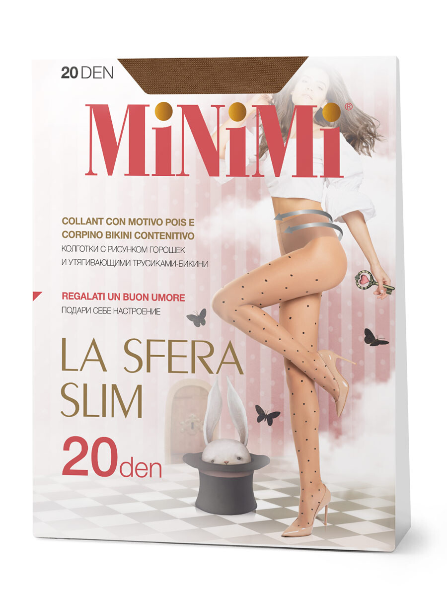 Колготки жен.Mini LA SFERA SLIM 20 Daino