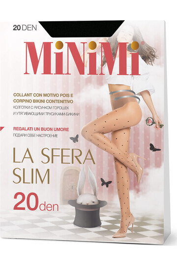 Колготки жен.Mini LA SFERA SLIM 20 Nero