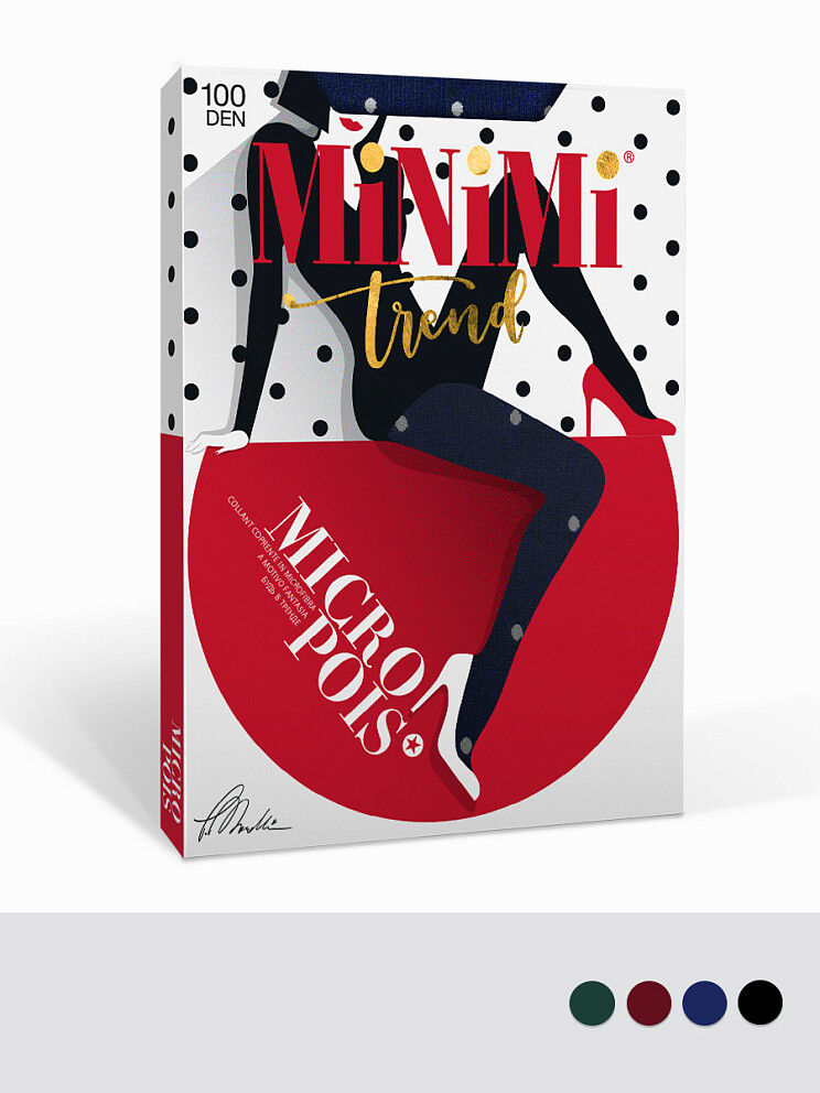 

Колготки Mini MICRO POIS 100, Зеленый;verde foresta