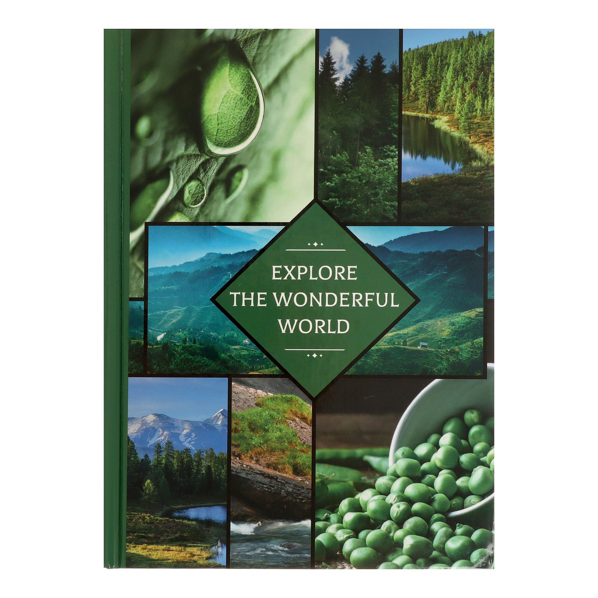 

Ежедневник недатированный а5, 80 листов, твердая обложка, глянцевая ламинация,, Зеленый