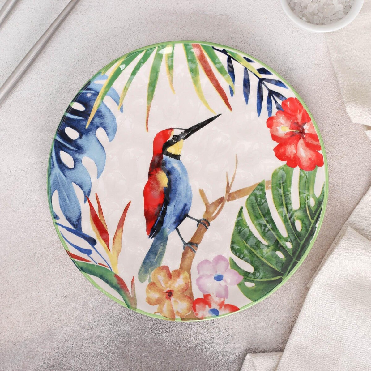 

Тарелка, Разноцветный