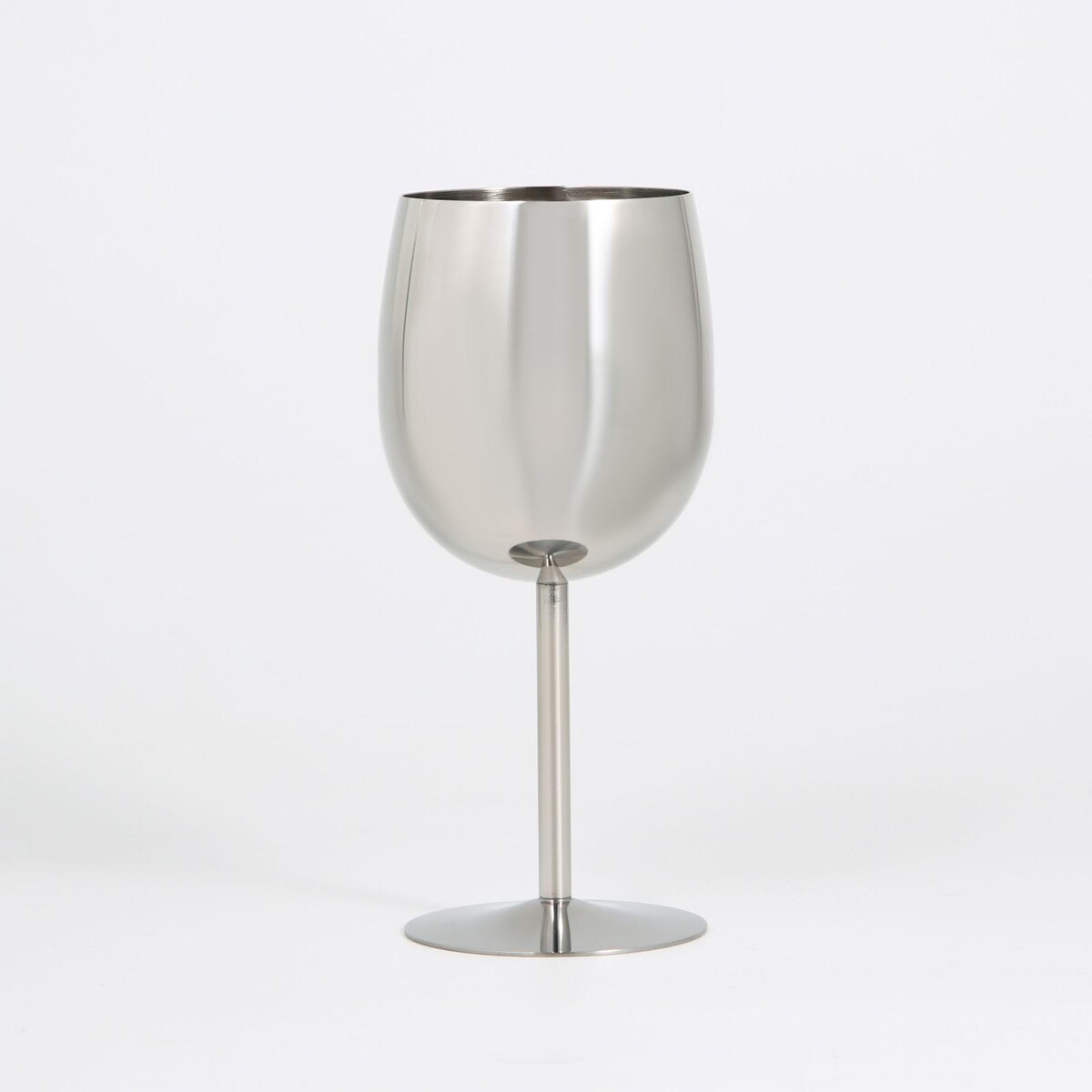 Бокал винный из нержавеющей стали для коктейлей, 400 мл, 17,7×7,5 см, глянцевый