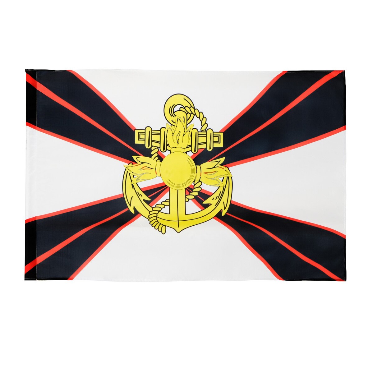Флаг морской пехоты, 90 х 135 см, полиэфирный шелк, без древка флаг рэб радиоэлектронная борьба 90 х 135 см полиэфирный шелк без древка